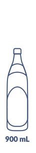 Bottles Sizes 900mL