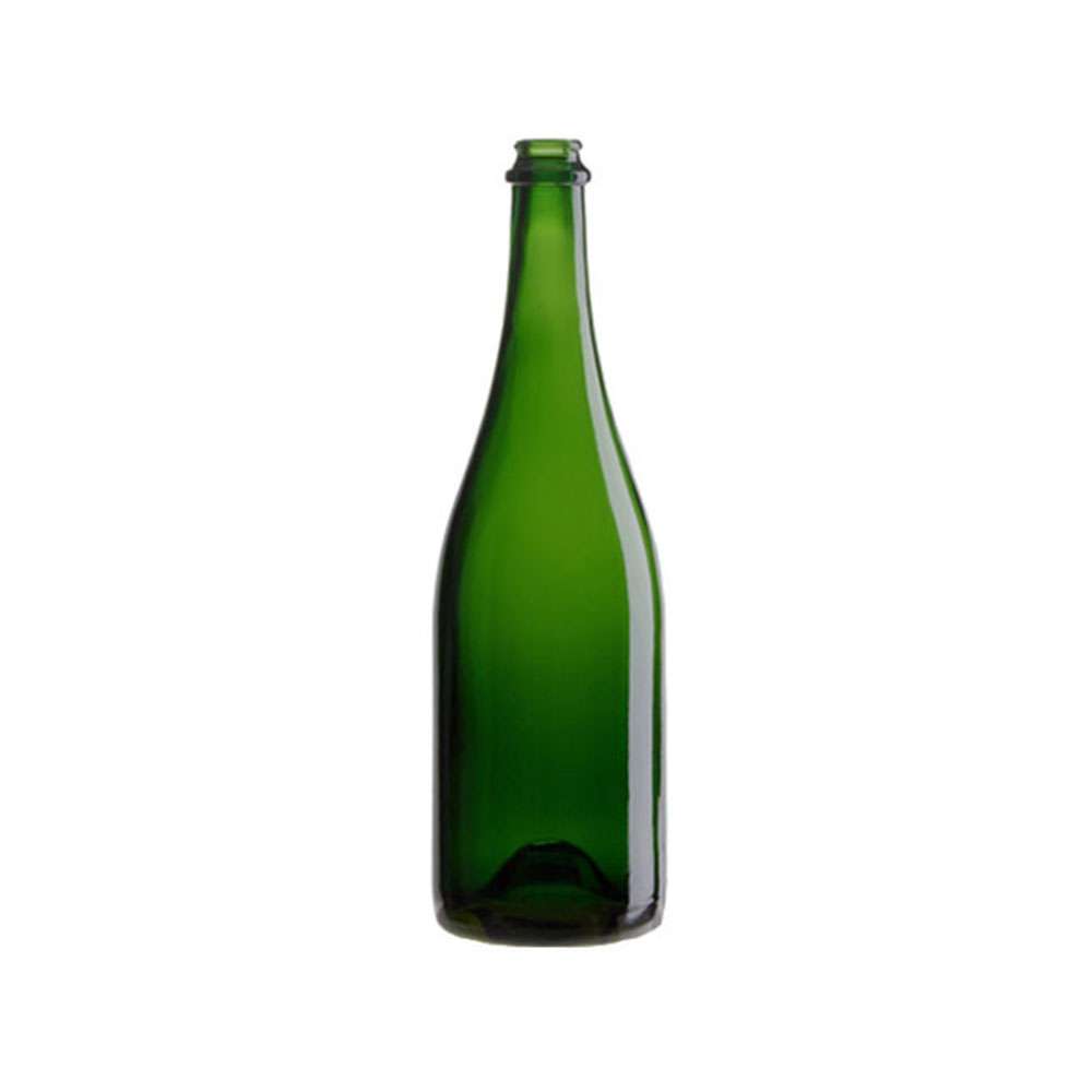 750 mL Champagne 26 mm Crown-Cork - Case (12) Champagne Green 400237490 Primary