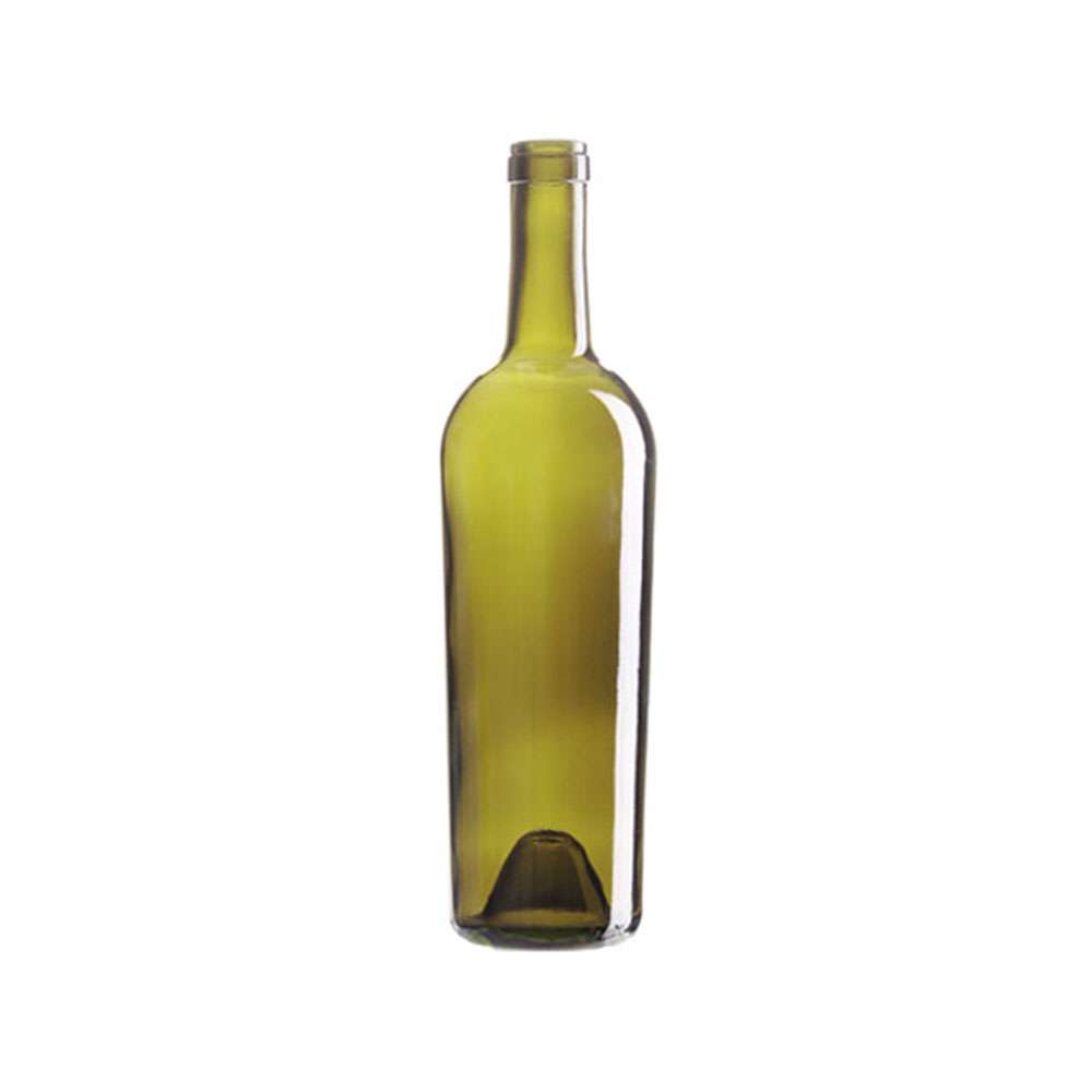 750 mL Bordeaux Tapered Heavyweight 32 mm Cork Strada - Case (12) Antique Green 400254780 Primary