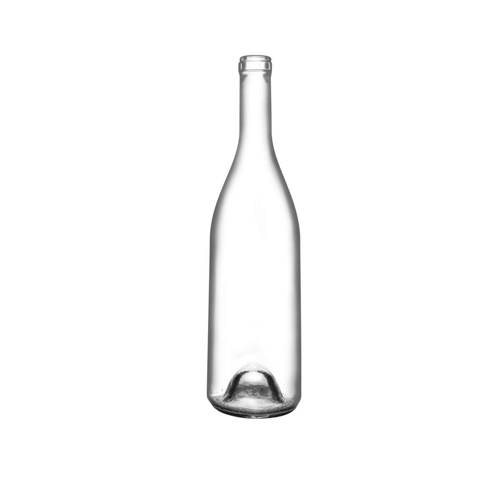 750 mL Burgundy 28.9 mm Cork - Case (12) Flint 400209374 Primary