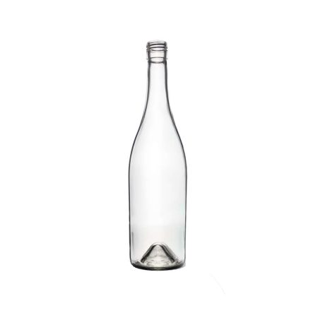 750 mL Burgundy 30x60 Screw Cap - Case (12) Flint 400239446 Primary