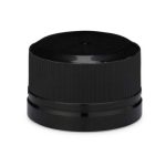 28-350 Tamper Evident DS-LOK Linerless Polypropylene Closure - Case (2300) Black 400255477 Primary